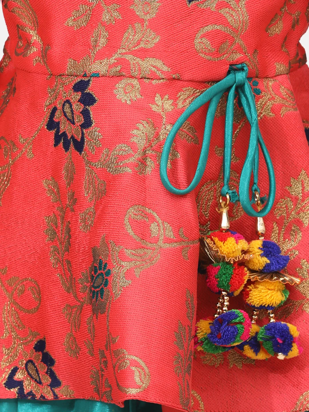 Girls Ethic Traditional Indian Festive Wear Indo Western Clothing Sets Pink