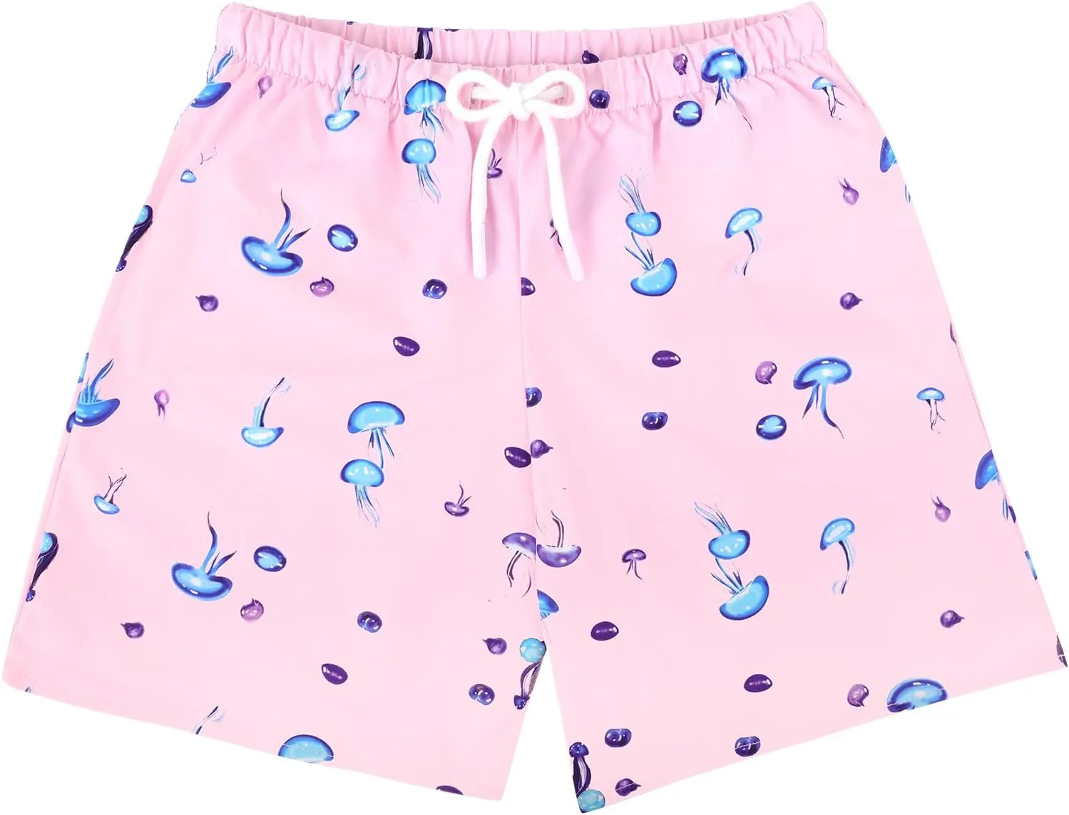 Girls Swim Shorts Beach Swimsuit with Mesh Liner Quick Dry Toddler Baby Girls Swimming Trunks with Pockets 16M-7Years