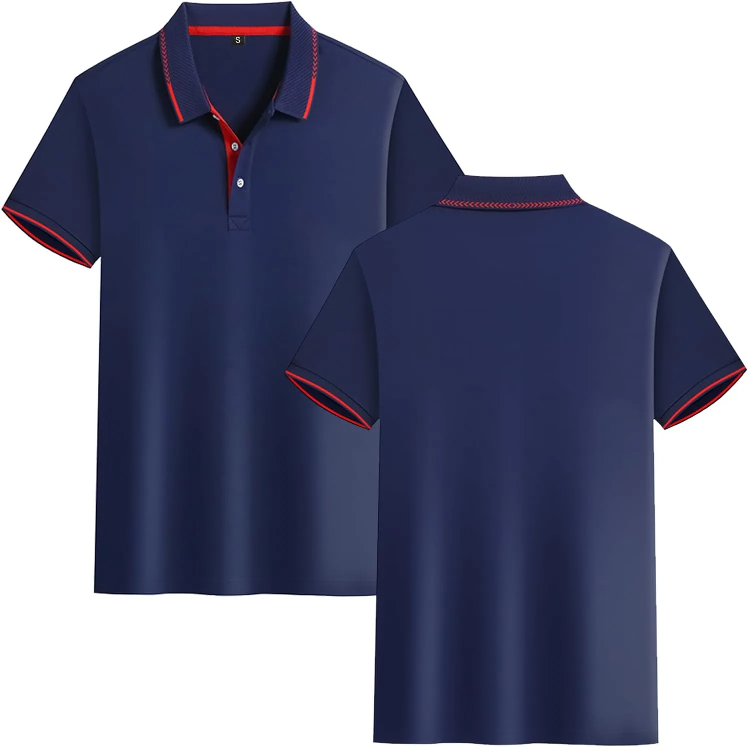 Golf Polo Shirts for Men Short Sleeve Quick Dry Performance Moisture Wicking