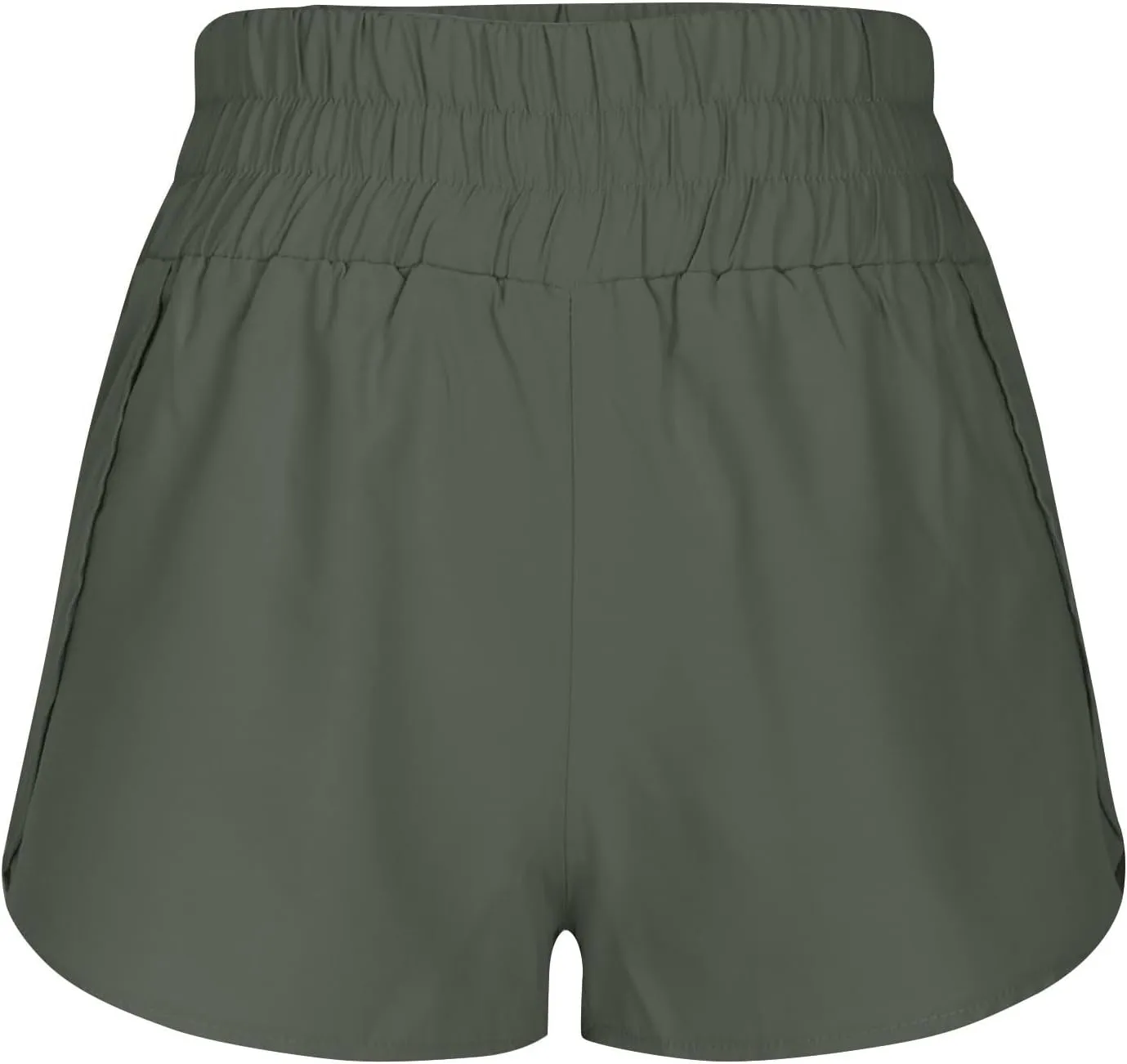 High Waisted Running Shorts for Women Summer Split Breathable for Athletic Tennis Gym Workout Shorts Outfit 2025