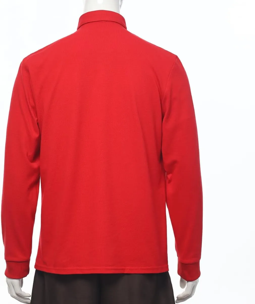 Men's Clergy Tab Collar Polo Shirt Long Sleeve Pastor Minister Preacher Shirt Priest Tops