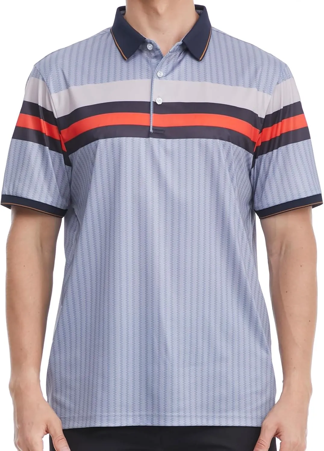 Mens Polo Shirts Short Sleeve Golf Shirt Moisture Wicking Dry Fit Casual Stylish Polo Shirt for Men