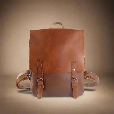 PU Leather Travel Backpack Leather Men Laptop Backpack Male Large Capacity