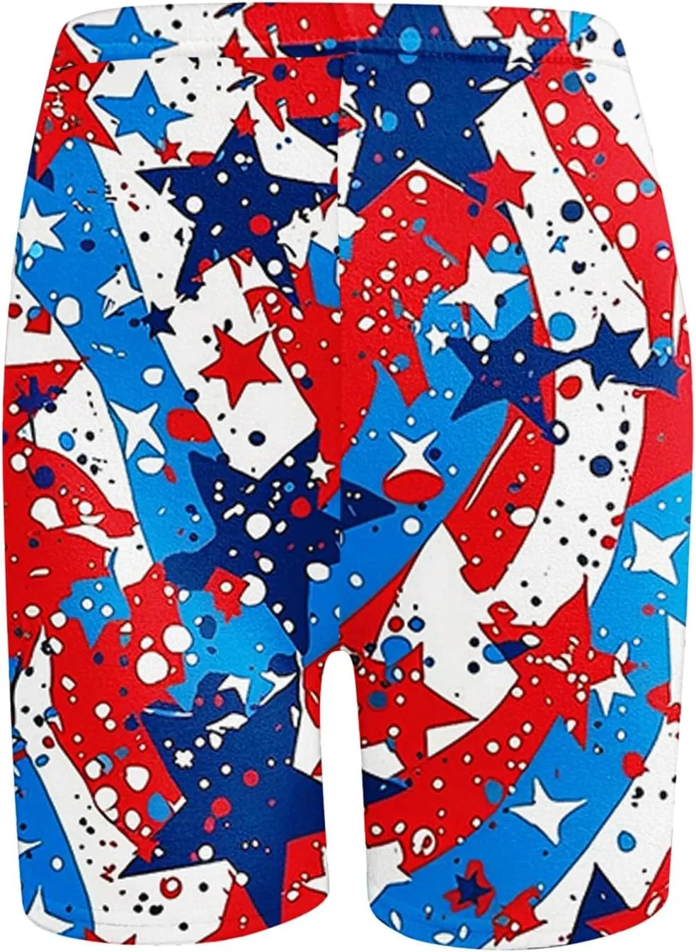 Women's 4th of July Shorts RedWhite & Blue American Flag Apparel for Independence Day Casual & Trendy